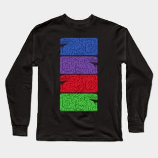 Praying dragons - color Long Sleeve T-Shirt